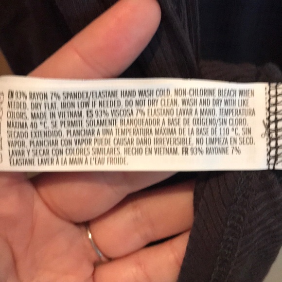 Forever 21 Tank dress charcoal grey size L - Picture 5 of 6